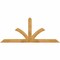 Ekena Millwork Richland Rough Sawn Timber Gable Bracket, Western Red Cedar, 72"W x 30"H x 4"D x 4"F, 10/12 Pitch GBW072X30X0404RIC00RWR - alternate 1